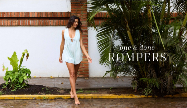 one & done rompers