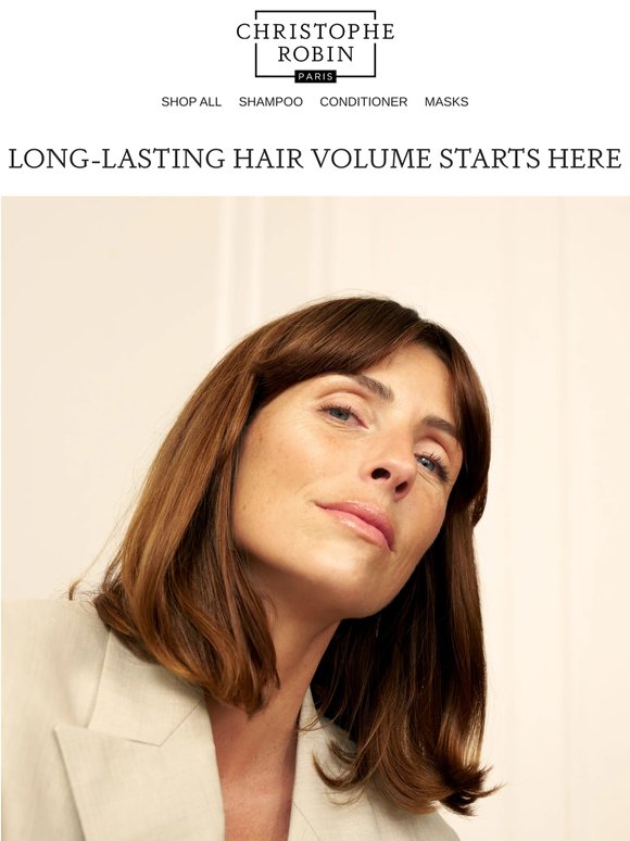 Long-Lasting Hair Volume Starts Here