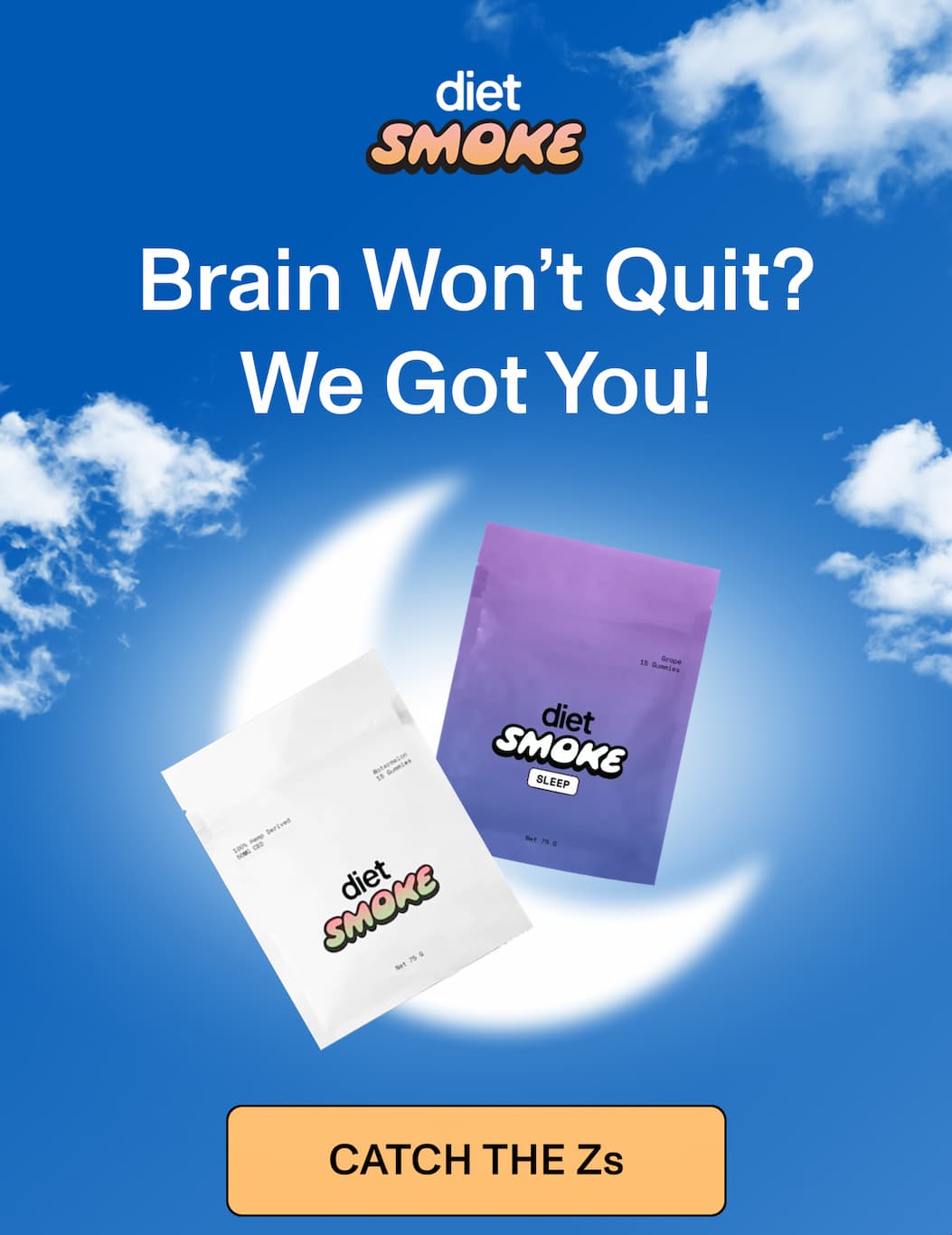 Brain Won’t Quit? We Got You!  >> CATCH THE Zs <<