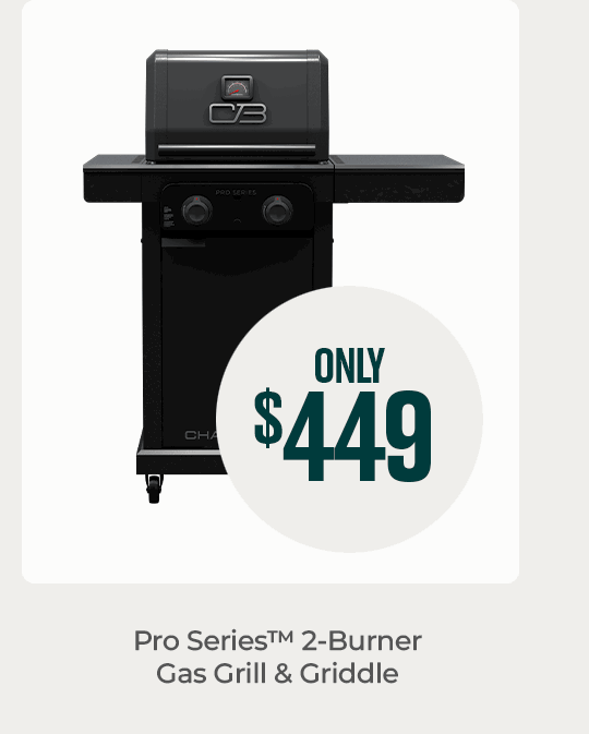 Pro Series™ 2-Burner Gas Grill and Griddle