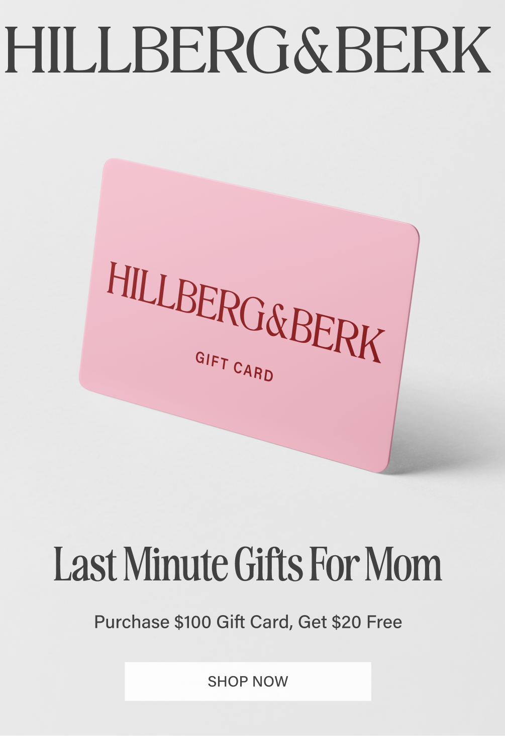 Buy $100 Digital GC and Get $20 