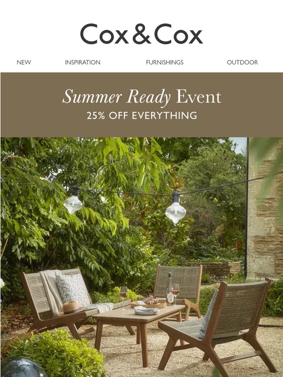 Take 25% OFF everything this weekend | Shop the event today!