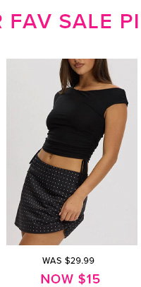 Black Polka Dot Mini Slip Skirt Elastic Waist Picot Trim Bias Cut