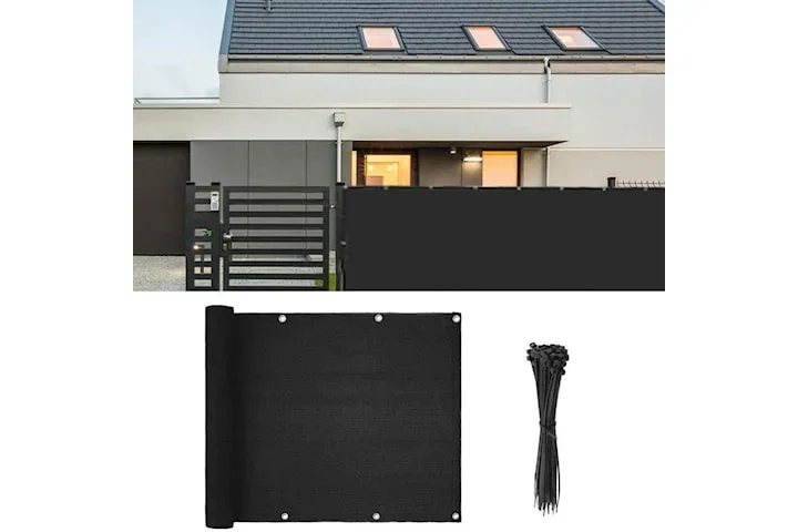Balkongskjerm 90x500 cm – UV-beskyttelse & Innsynsskjerming for Utendørsbruk
