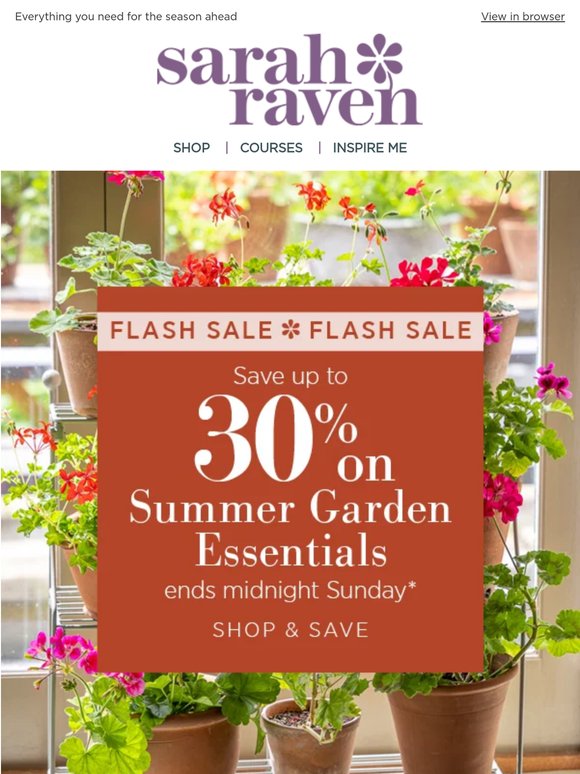 Don’t miss 30% off 🌸