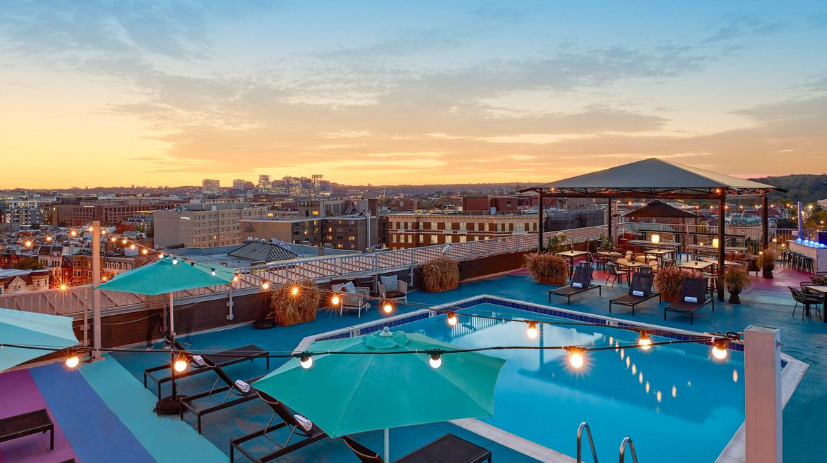 Central Washington DC Sophistication near Dupont Circle with Daily Breakfast & Rooftop Pool