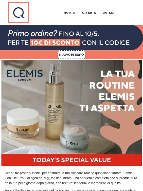 Skincare Elemis a prezzi speciali
