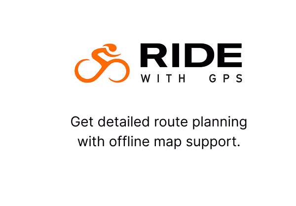 RIDE WITH GPS | Get detailed route planning with offline map support.