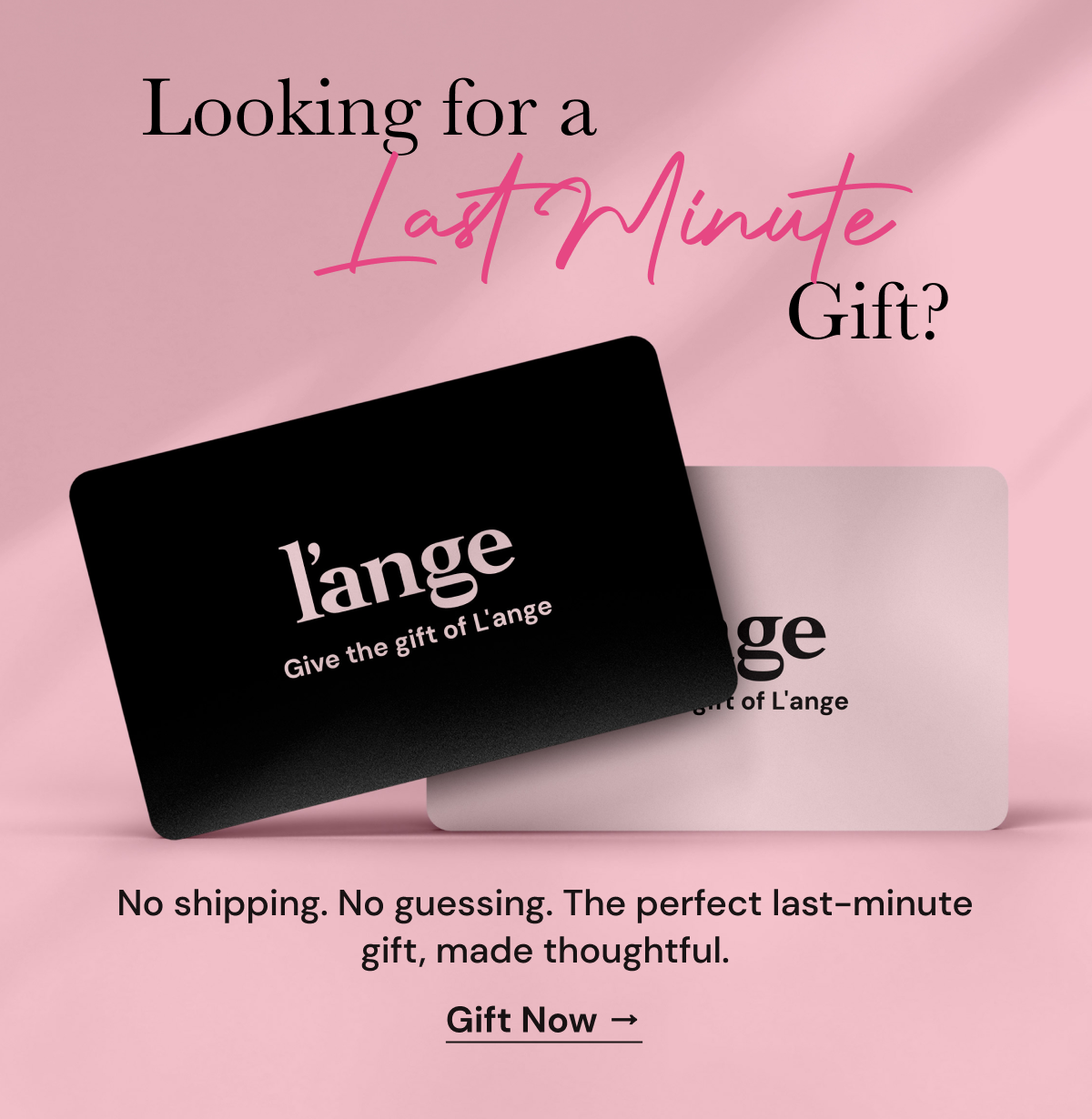 Get her the Always on Time Gift - a L'ange Gift Card