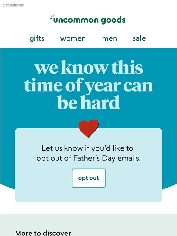 How to opt out of Father's Day emails