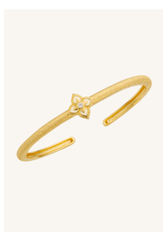 BRACELET - WHITE LOTUS CUFF