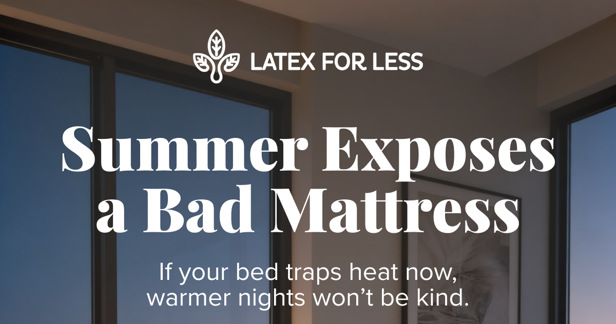 Summer Exposes a Bad Mattress