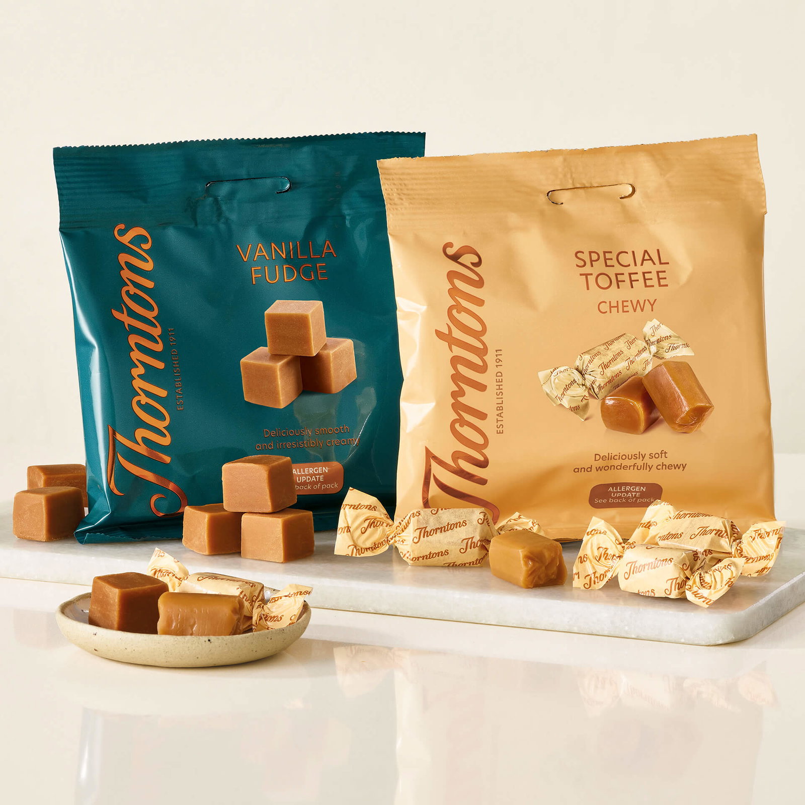 Chewy Toffee and Vanilla Fudge