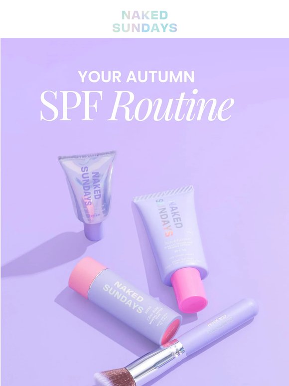 Seasons change, your SPF shouldn't 💜