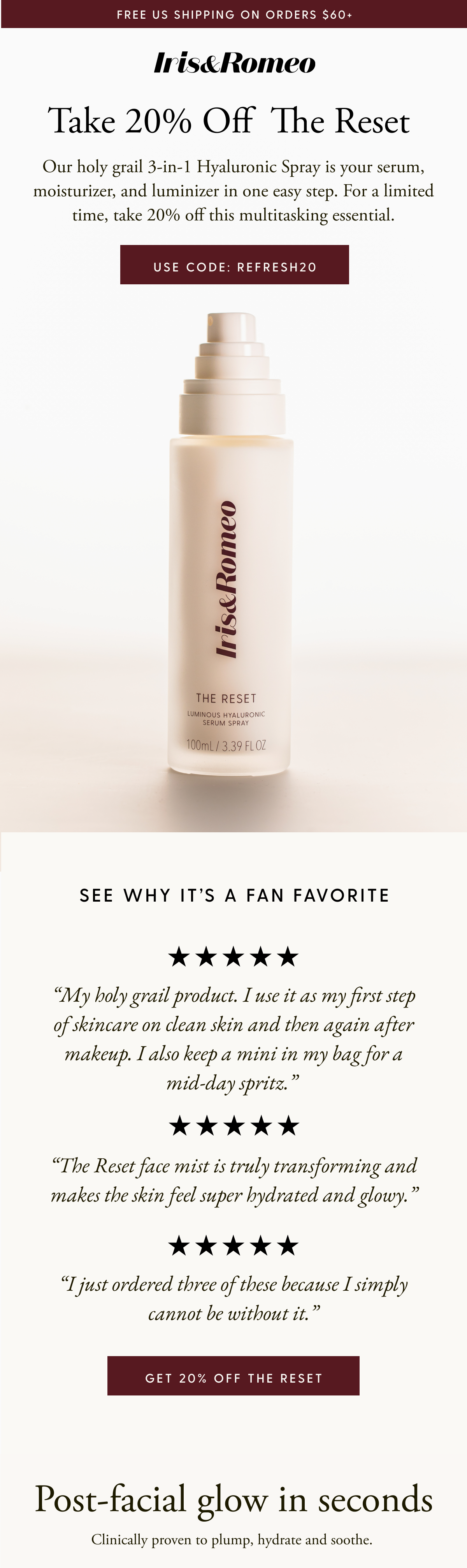 20% Off The Reset