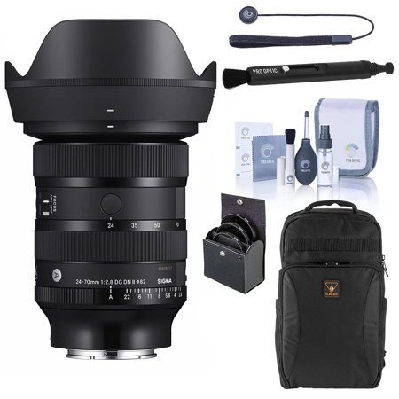 Sigma 24-70mm f/2.8 DG DN II Art Lens for Sony E, Bundle with Included Value