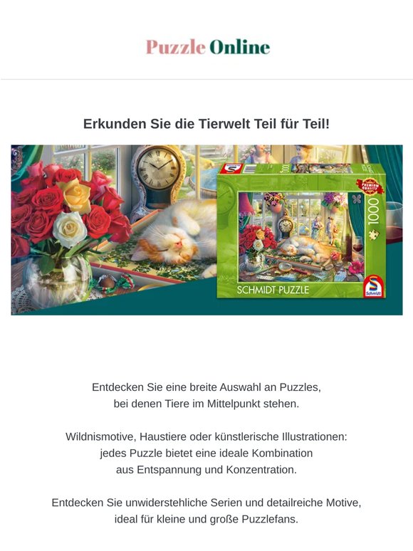 Puzzles: Auf ins Tierreich!