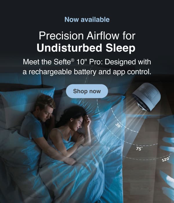 Precision airflow for Undisturbed Sleep