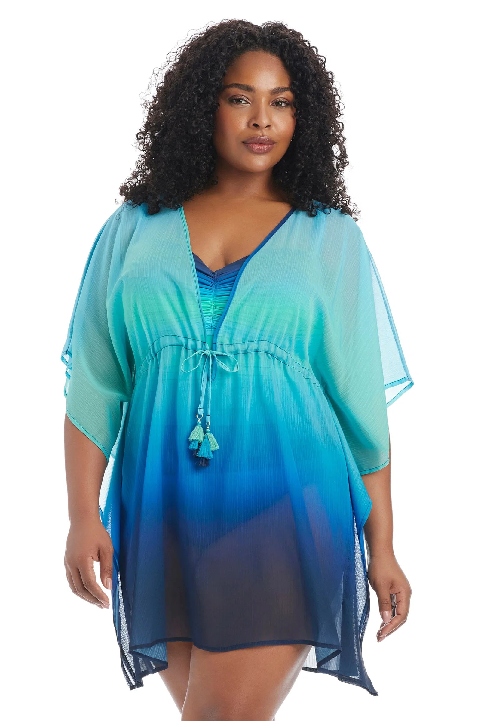 Image of Desert Mirage Plus Caftan Coverup