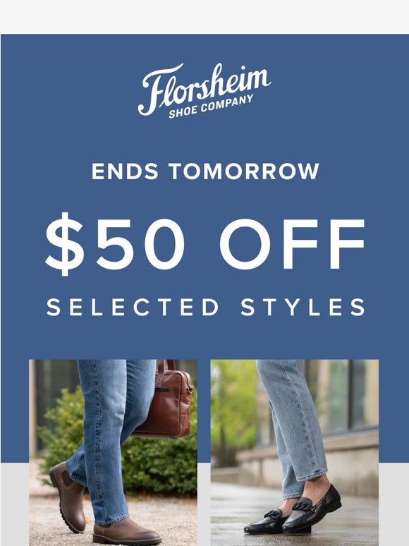 Must End Tomorrow | $50 Off