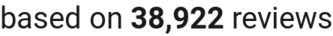 number of reviews