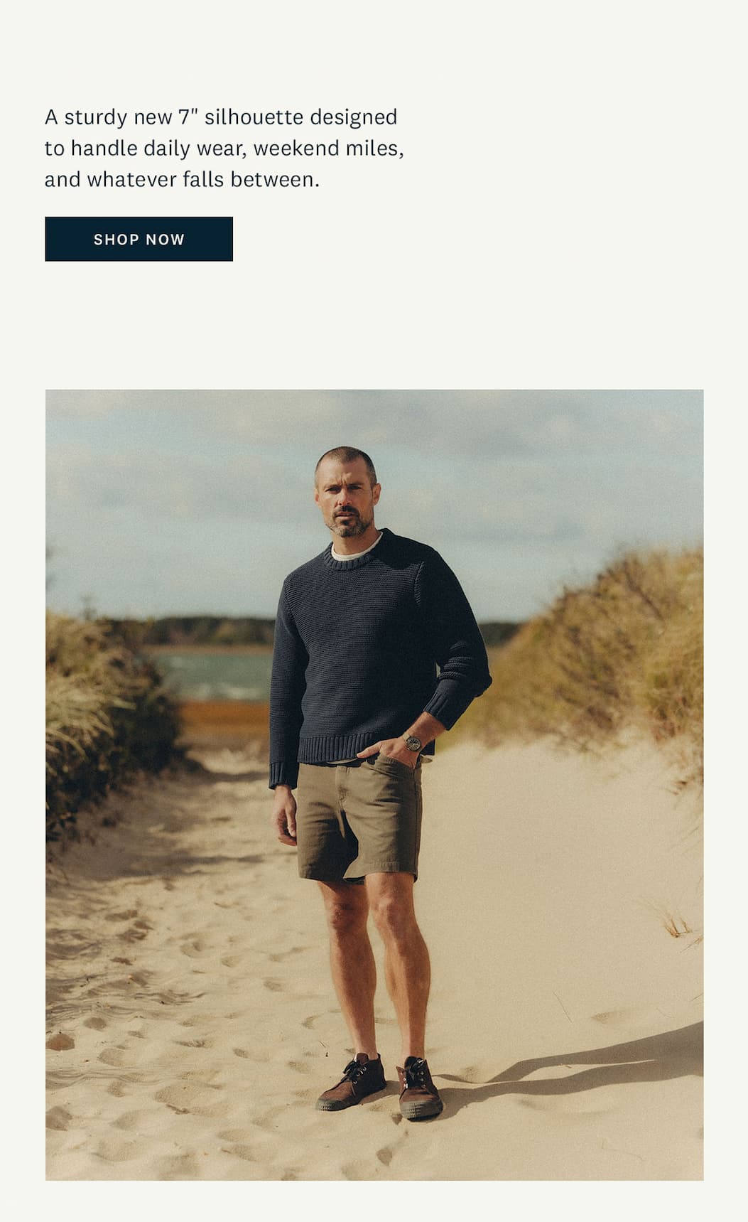 A sturdy new 7" silhouette designed to handle daily wear, weekend miles, and whatever falls between. Shop Now. 