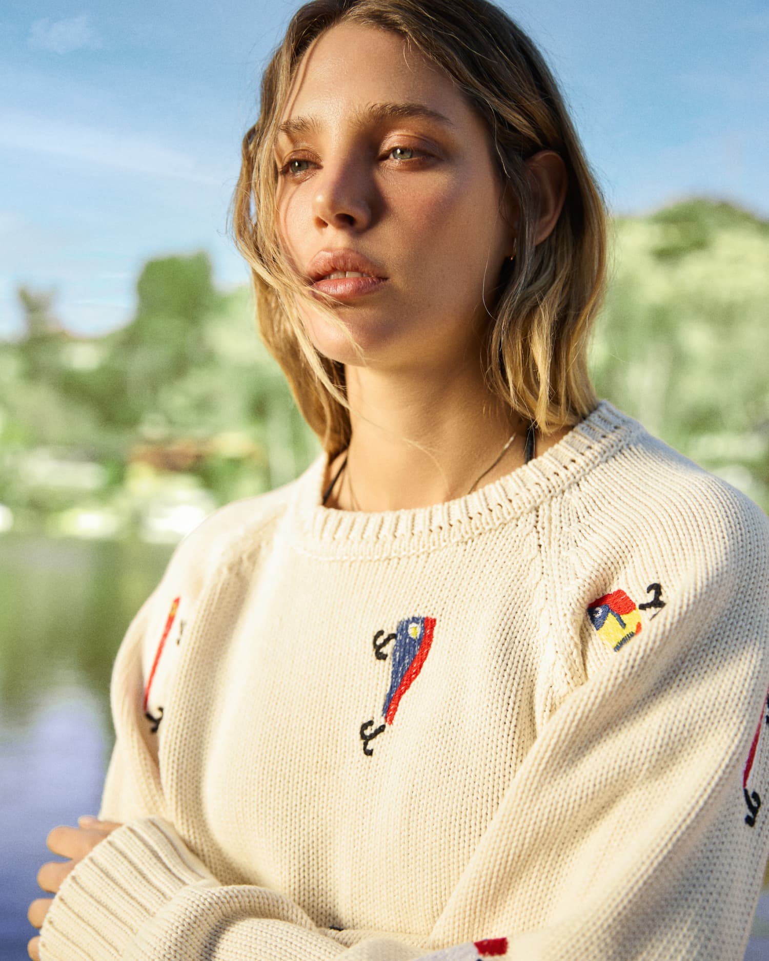 The Raglan Pullover in Catch Of The Day