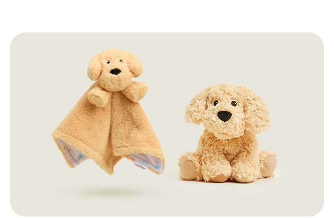 Golden Dog Lovey Blanket Warmies and Golden Dog Warmies. Shop now.