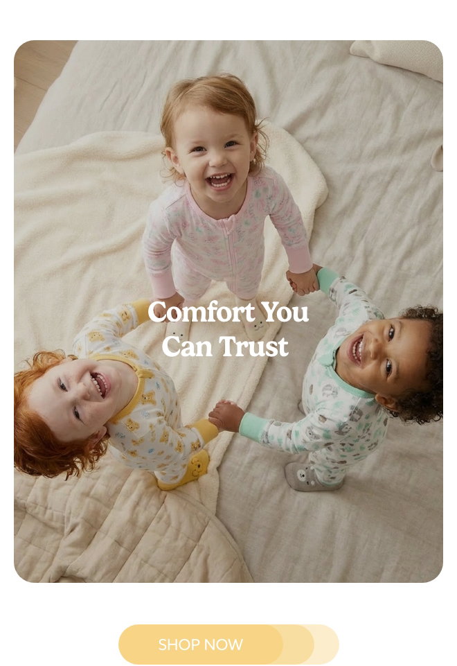 A group of toddlers each wearing Warmies Footie Pajamas. Shop now. 