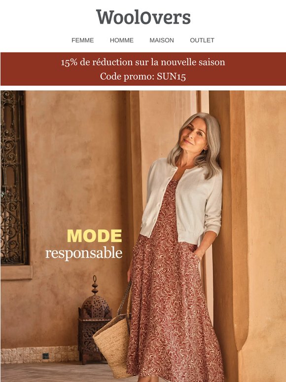 Offre à durée limitée : 15% de réduction sur la nouvelle collection