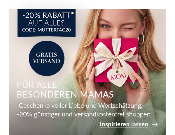 Muttertag mit 20% Gutschein
