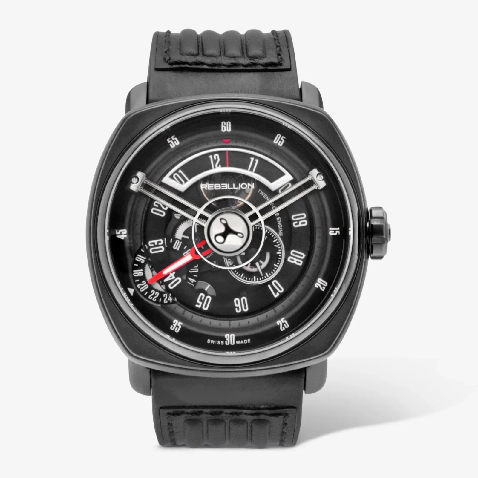 Image of Rebellion Twenty-One Stainless Steel GMT Automatic Men's Watch RB.21.GMT.SB.T05