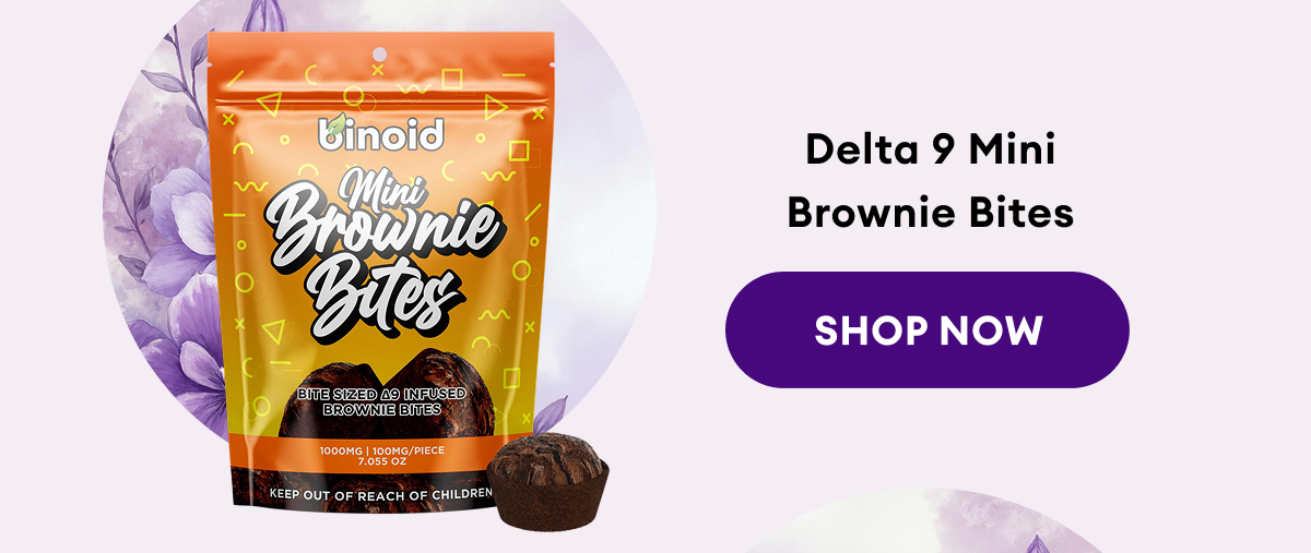 Delta 9 Mini  Brownie Bites | Shop Now
