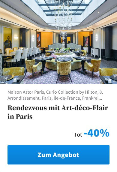 Rendezvous mit Art-déco-Flair in Paris