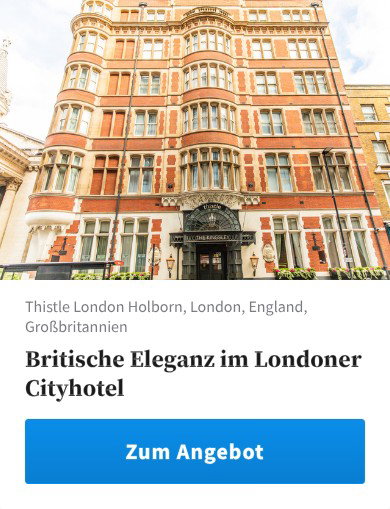 Britische Eleganz im Londoner Cityhotel