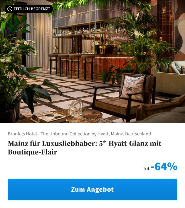 Mainz für Luxusliebhaber: 5*-Hyatt-Glanz mit Boutique-Flair
