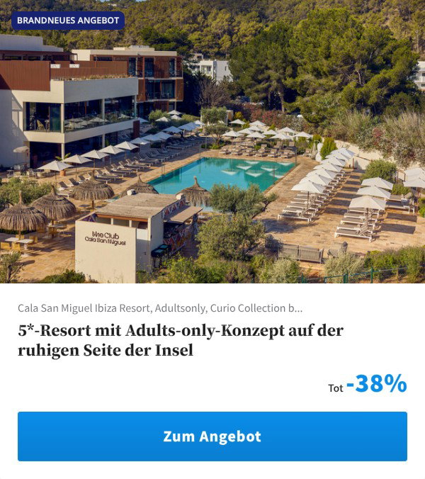 5*-Resort mit Adults-only-Konzept auf der ruhigen Seite der Insel