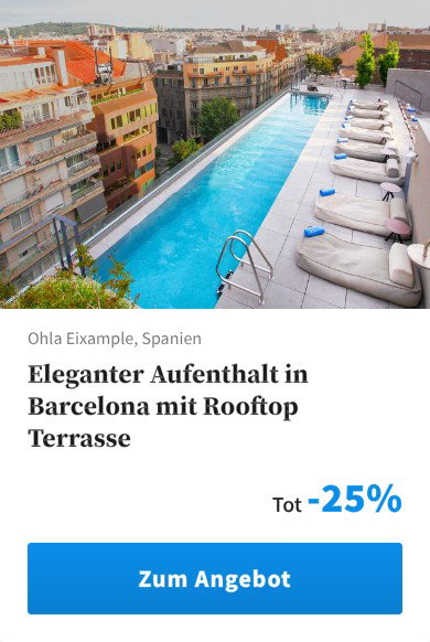 Eleganter Aufenthalt in Barcelona mit Rooftop Terrasse