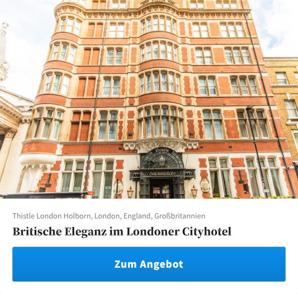 Britische Eleganz im Londoner Cityhotel