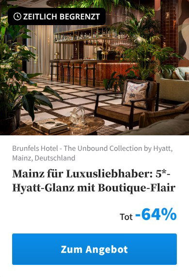 Mainz für Luxusliebhaber: 5*-Hyatt-Glanz mit Boutique-Flair