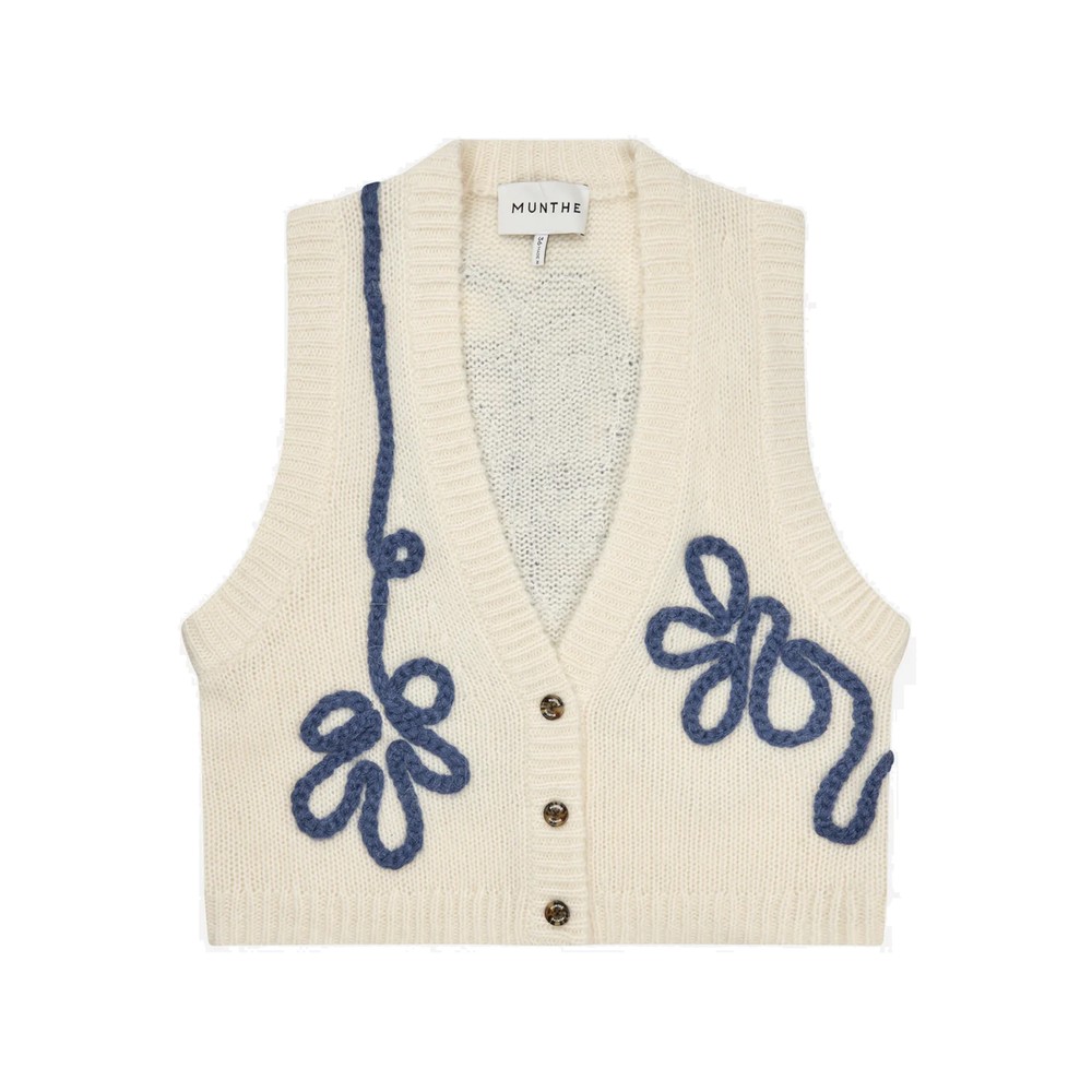 Image of Nowland Knit Vest - Ivory