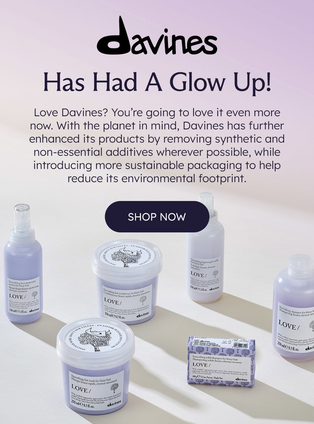 Davines Has Had A Glow Up! 