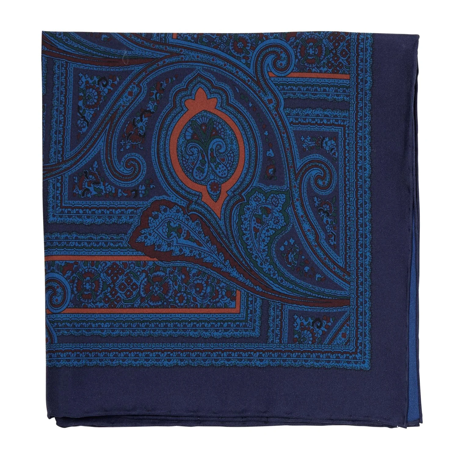 Image of Sovereign Grade Ancient Madder Midnight Pocket Square