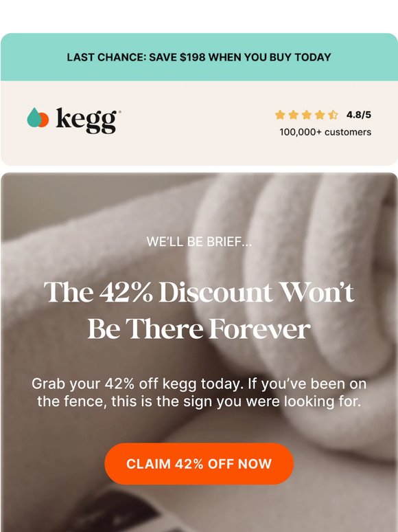Final Call: Take advantage of your kegg discount