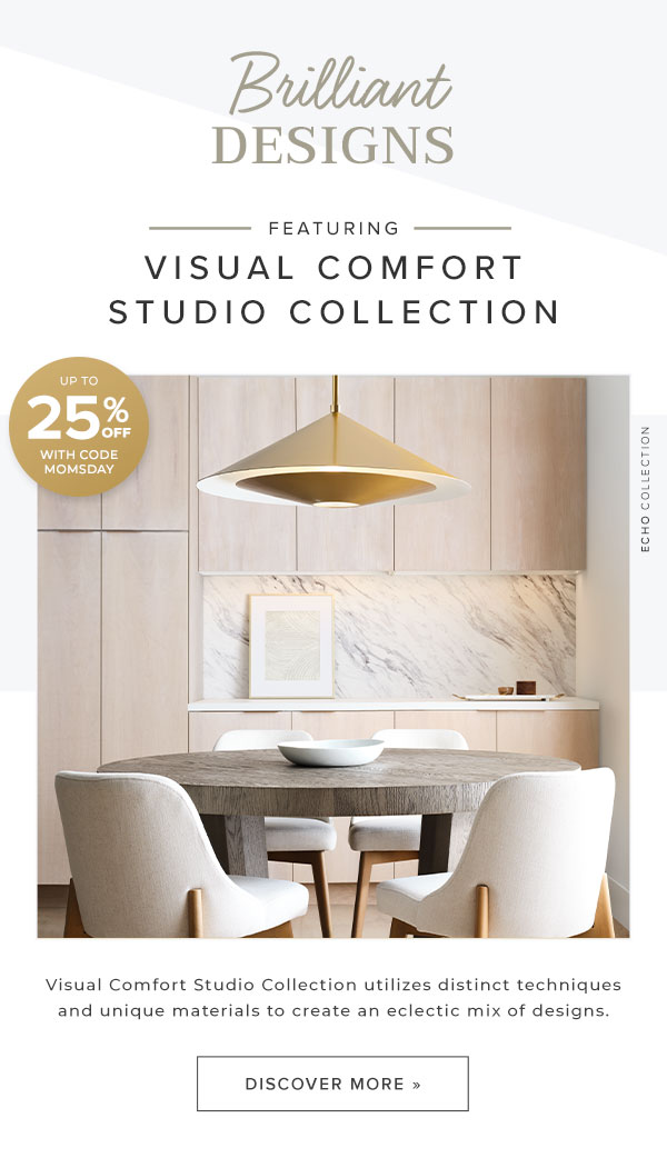 Save 20% on the Visual Comfort Studio Collection