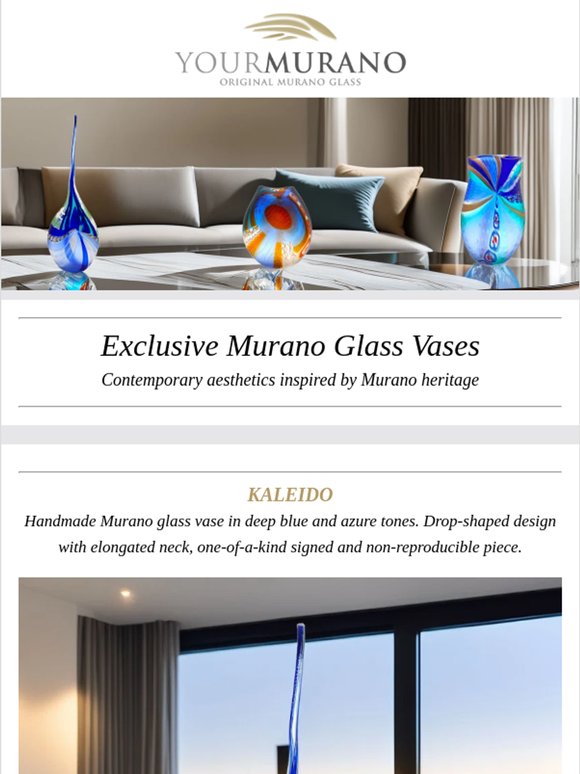 Exclusive Pieces: One-of-a-Kind Murano Glass Vases