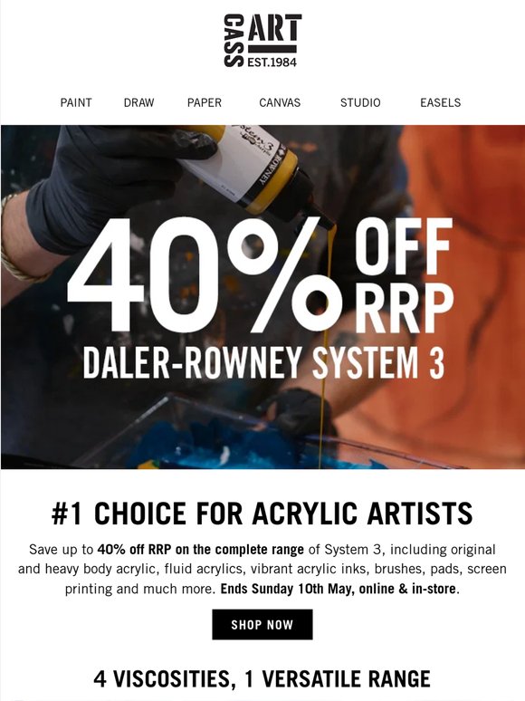 System 3 Acrylic Sale!