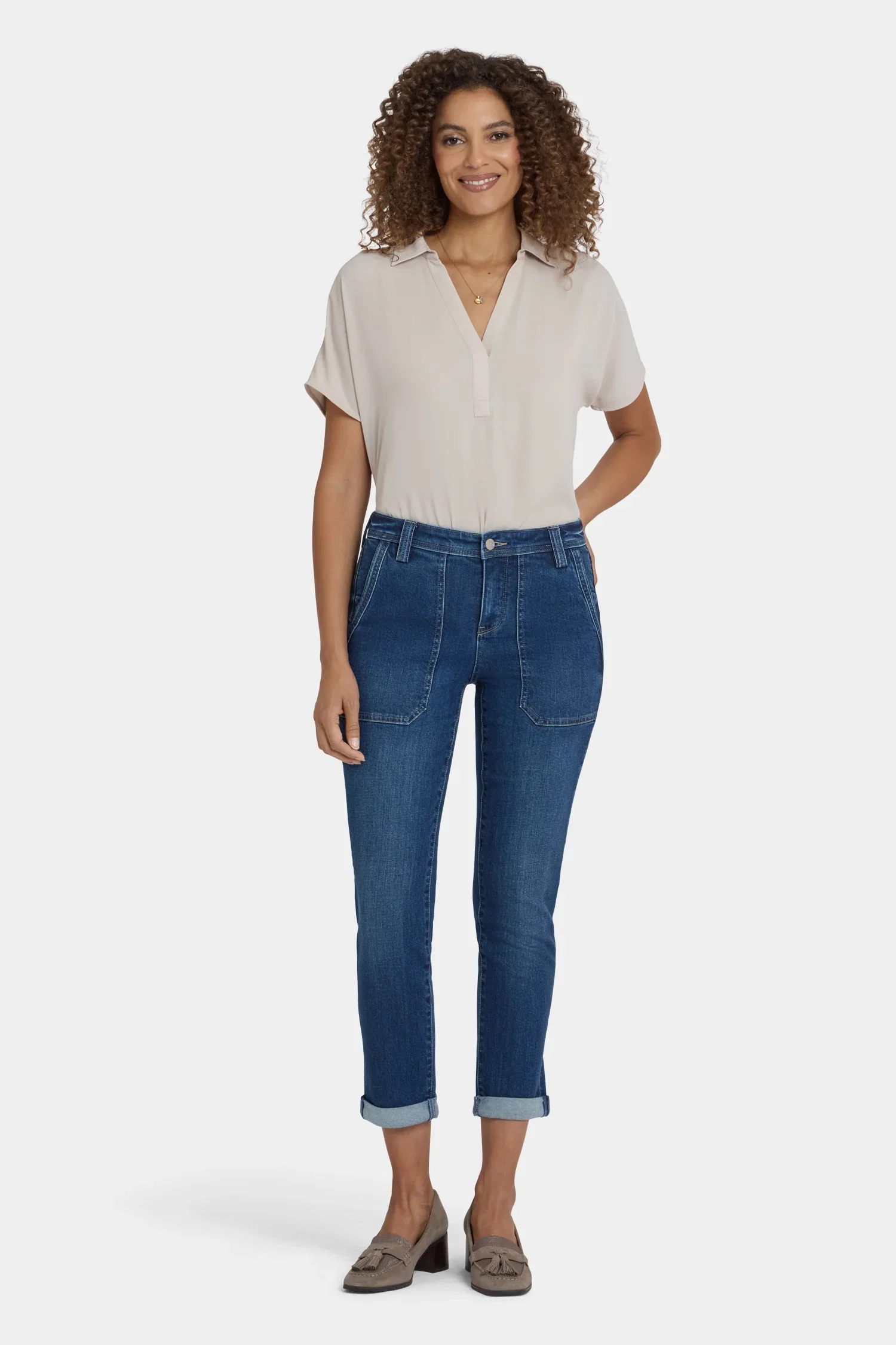 Image of Margot Girlfriend Jeans - Vintage Lapis