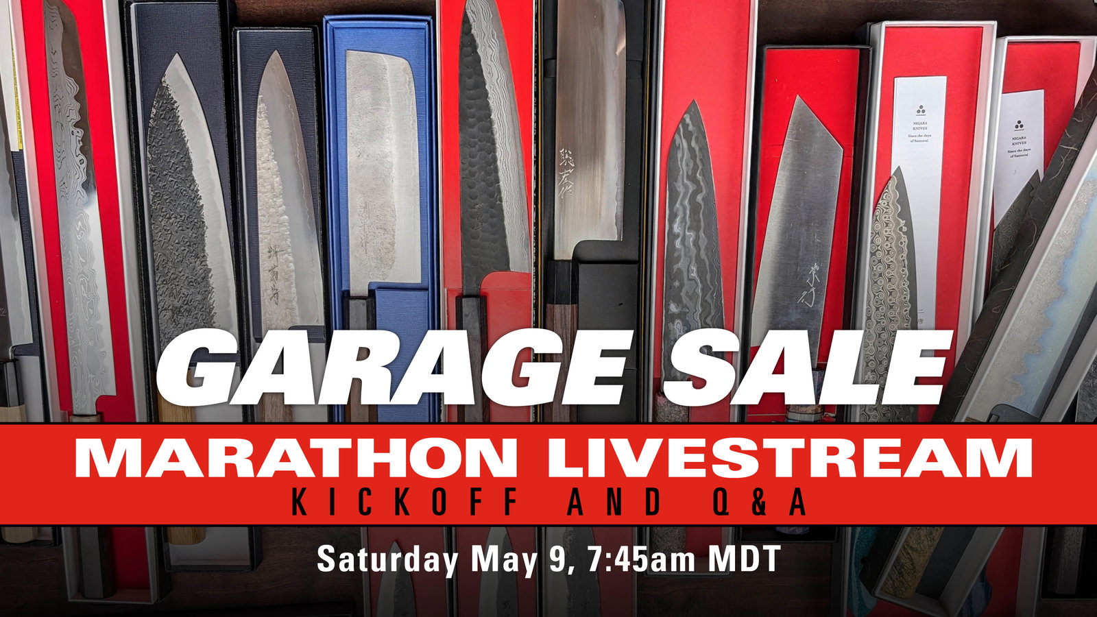 Garage Sale Marathon Livestream