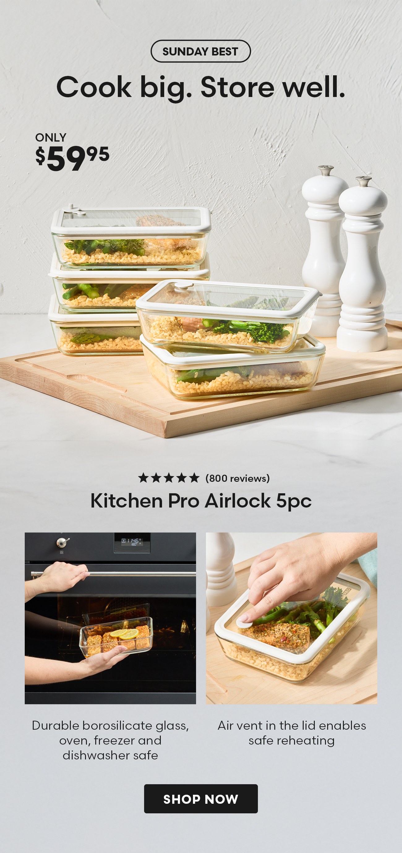 Kitchen Pro Airlock 5pc